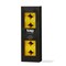 Color Studio Votive Candles Set of 12 Yellow Smokeless Paraffin Wax Burn Time 5 Hrs